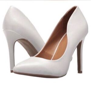 Elegant White High Heels